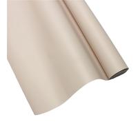 Papier Cadeau Papier d'emballage brouillard mat couleur unie papier fleuriste Bouquet fleur Art rouleau épais 15 mètres(Beige)