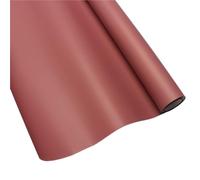 Papier Cadeau Papier d'emballage brouillard mat couleur unie papier fleuriste Bouquet fleur Art rouleau épais 15 mètres(Red)