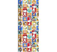 Papier cadeau Peanuts par Hallmark - 3 rouleaux de 2 m - Emballage officiel cacahuètes avec Snoopy, Charlie Brown et tous les autres Peanuts Gang