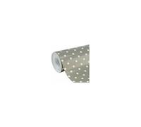 Clairefontaine Excellia 80g, 50x0,70m Pois Blc/Fd Taupe