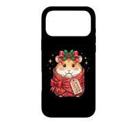 Papier Cadeau pour Hamster, Gerbille, Canne à Sucre d'orge, Houx Coque pour iPhone 17 Pro Max
