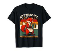 Papier Cadeau Renard Présentation Matters Retro T-Shirt