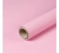 Papier cadeau rose & gris, 0,80 x 10 m, imprimé des deux côtés