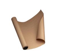 Papier Cadeau Rouleau de papier d'emballage, emballage conception Simple, carton épais coloré, d'album for Scrapbook(Brown 30cmx3.0m)