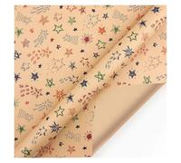 Papier Cadeau Rouleau Lot de 5 feuilles papier cadeau « Joyeux anniversaire » 50 x 70 cm, motif floral coloré, à faire soi-même, for mariage, fête Noël, emballage et décoration(Color 6)