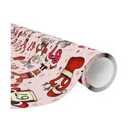 Papier Cadeau Rouleau Papier cadeau de Noël 4 couleurs, motif 67, humour, Père(Color 3)