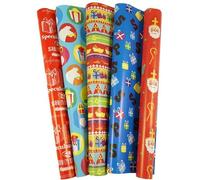 Papier cadeau Sinterklaas - 5 pièces 300 x 70 cm.