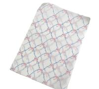 Papier Cadeau Snowflake Tissue Papers Hand-Kneaded Strawberry Paper Bouquet Wrapping Bowknot For(Bow-60 Sheets)