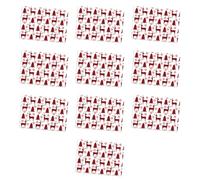 Papier cadeau sur le thème des rennes des fêtes de fin d'année, pour projets d'artisanat, emballage cadeau et fêtes de Noël, fournitures de décoration de Noël