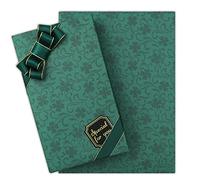 Papier cadeau vert trèfle à quatre feuilles, papier cadeau d'anniversaire pour femme et homme, 4 feuilles pliées de papier cadeau porte-bonheur avec ruban et étiquettes cadeaux pour Noël, père, mère, fête, 71,1 x 50,8 cm