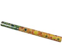 Papier cadeau Wenko 50cm multicolore vert jaune or mariage anniversaire rouleau 15 mètres