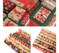 Papier cadeau Wrapping Paper for Birthday Kraft Packaging Material DIY Bag Year Decor Papier cadeau anniversaire(13)