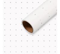 Papier calque à pois pour couture, 114,3 cm x 9,1 m, papier calque pour dessin de motif, papier de marquage alphanumérique espacé chaque cm pour la couture