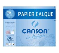 Papier calque canson crayon encre dessin industriel 70/75g a3 420x297mm pochette 10f