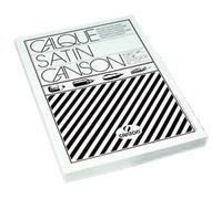 Papier calque canson satin très transparent résistant grattage arrachage 90/95g 50x65cm feuille