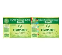 Papier calque et dessin - Canson - A3 - 160 g/m2 - 100% recyclé - Légèrement grainé
