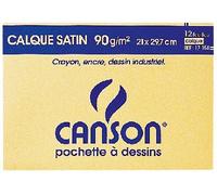 Papier Calque Uni 90g A4 Canson - Pochette De 12