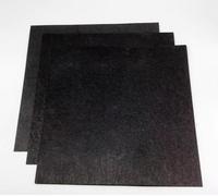 Papier carbone conducteur for piles à combustible (1 pièce) - Papier à base de fibre de carbone personnalisable(5x5cm)