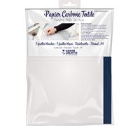10 feuilles carbone textile