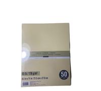 Papier cartonn Souvenirs 8 1/2 X 11 Cr me - 50 feuilles