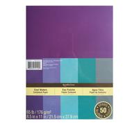 Papier cartonn Souvenirs Bleu 8 1/2 x 11 Eaux fra ches