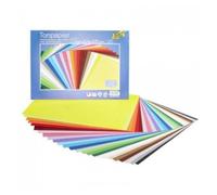 Papier Cartonné 35x25 Cm 130g 25 Couleurs Assorties