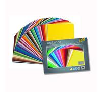 Folia Carton photo 6125/25 99 – 25 x 35 cm, 300 g/m², 25 feuilles assorties en 25 couleurs