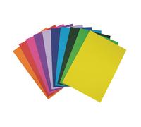 Rayher Papier cartonné, 1 assortiment, 10 couleurs, FSC Mix Cred, DIN A4, 180/m2, 100 feuilles, arts créatifs, adultes, enfants, cartes, collages-67376999