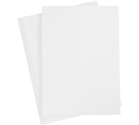 Papier cartonné A4 blanc, A4 210x297 mm, 210-220 gr, blanc, 10flles