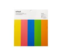 Cricut Carton de couleur 2008318 – Largeur de coupe 30,5 cm – Jaune, rouge, bleu bleuet, vert clair