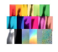 Papier cartonné en aluminium - Papier pailleté coloré, feuilles de papier cartonné brillant de 20,3 x 30,5 cm, papier lourd avec fournitures d'artisanat aux couleurs vives, art pour scrapbooking