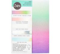 Papier cartonné - Pailleté holographique - A4 - 230g - 50 feuilles - Scrapbooking - Sizzix