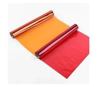 Papier Cellophane Rouleau de Film Cellophane Transparent, 1 rouleau 30 mètres, sac bonbons for emballage fleurs(Red)