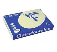 Papier - CLAIREFONTAINE - Trophée A3 - 80g - Couleur Canari - 500 Feuilles