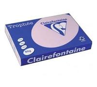 Papier - CLAIREFONTAINE - Trophée A3 - 80g - Couleur Lilas - 500 Feuilles
