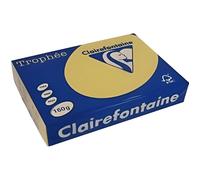 Papier - CLAIREFONTAINE - Trophée - A4 - 160g - Couleur Bouton d'or