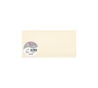 Papier correspondance clairefontaine pollen 210g/m2 106x213mm coloris ivoire paquet 25 feuilles