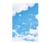Papier Couché Léger Fond Photo Ciel Bleu, Nuages Blancs | Motif Ciel Bleu Nuages Blancs, Rendu Réaliste et Détails Fins, pour Fleurs, Objets et Contenu