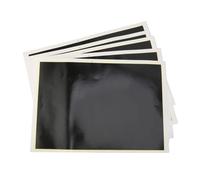 Papier Couleur Marquage Gravure, Papier Marquage Noir 5 Pièces pour Machine Gravure, Papier Gravure pour Verre, Céramique, Métaux, Fournitures Gravure
