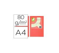 Papier couleur Q-CONNECT - Format A4 - Rouge intense - 80g/m2 - Ramette 500 feuilles