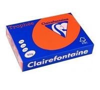 Papier couleur Trophée A4 80g - CLAIREFONTAINE - Rouge cardinal