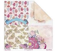 Papier créatif Frida Kahlo - fleurs et papillons Multicolore