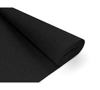 Papier Crêpé de Qualité Supérieure 160 g/m2 - pour la Fleuristerie et Les Projets Artistiques - 120 Negro