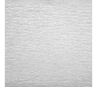MÉGACRÉA Papier Crépon Argent Feuille 50x200 cm
