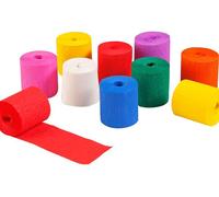 Papier crépon - Clairefontaine - 914299C - 10 bandes - Ignifugé - Assortiment de couleurs