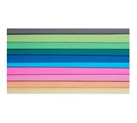 Papier crépon - FOLIA - Assortiment de 10 rouleaux - 200 cm x 50 cm - Idéal pour bricolage - Mixte