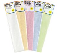 Papier crépon irisé, rouleau, (l)500 mm x (L)2,5 m