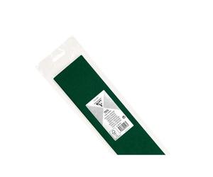 PAPIER CRÉPON, Sachet de 1 feuille pliée 75% au format 2,50x0,50m - Vert bouteille