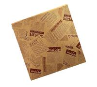 Papier Cuisson Pour Cookies | 100 Pièces De Feuilles D'Emballage Pour Sandwichs - Conditionnement Alimentaire Sec et Gras - pour Sandwich, Frites, Beurre, Bonbons, Toast, de Hamburger