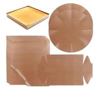 Papier Cuisson pour la Pâtisserie - Réutilisable Antiadhésif Qualité Alimentaire Ustensiles De Cuisine,Accessoires pour Friteuse à Air - Four, Cuiseur Vapeur, Camping, Barbecue, Pique-Nique, Jardin